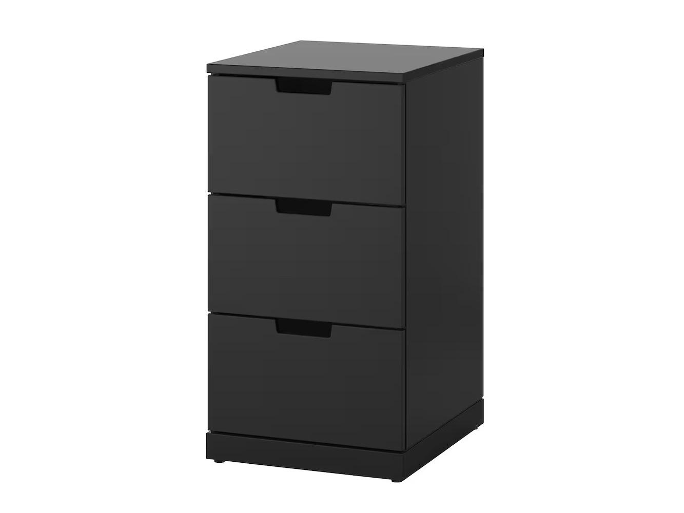 Комод Нордли 26 black ИКЕА (IKEA) изображение товара