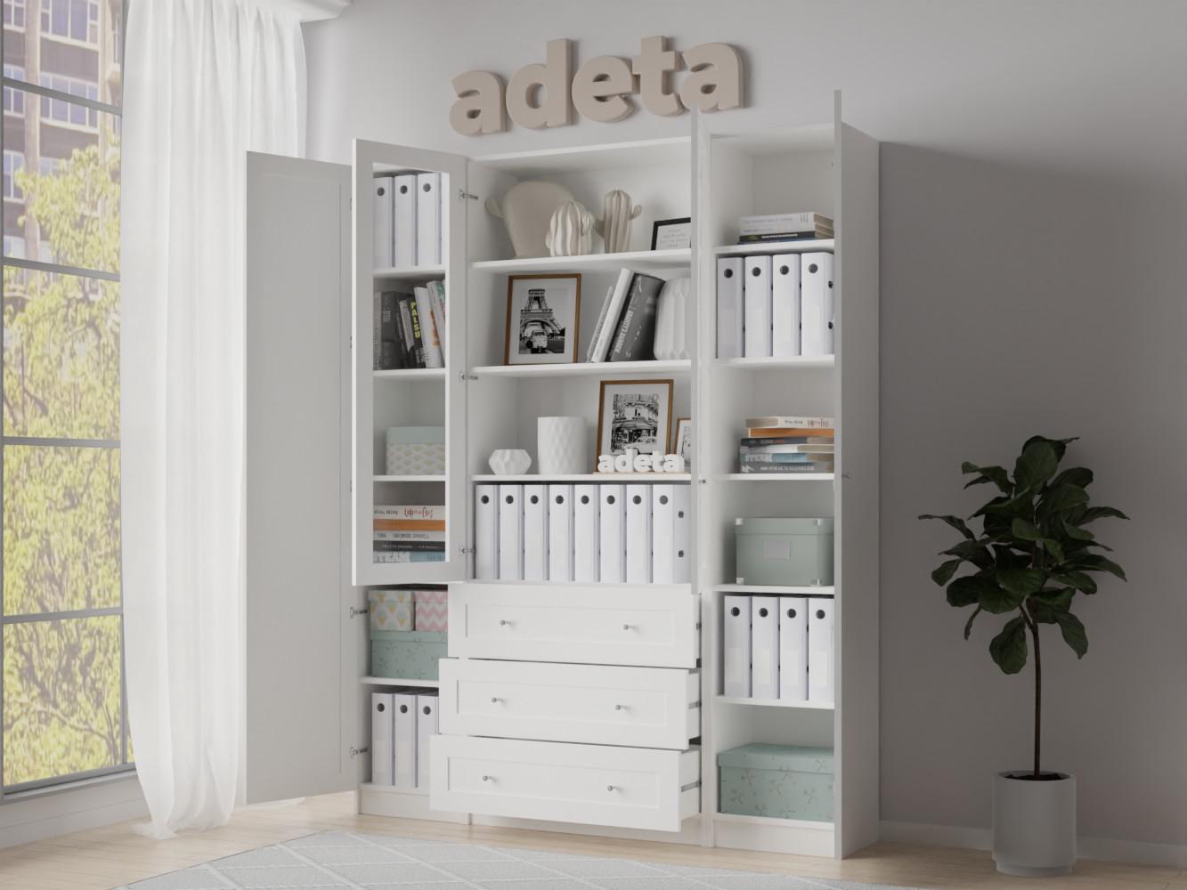 Книжный шкаф Билли 361 white ИКЕА (IKEA) изображение товара