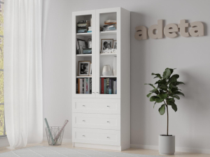 Книжный шкаф Билли 355 white ИКЕА (IKEA) в Москве