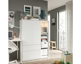 Изображение товара Стеллаж Вихалс 13 white ИКЕА (IKEA)  на сайте adeta.ru