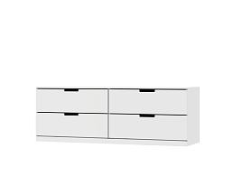 Изображение товара Комод Нордли 22 white ИКЕА (IKEA) на сайте adeta.ru